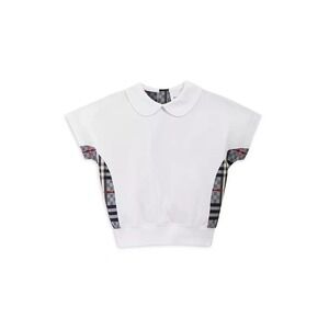 Burberry Girls Deanne Check Top Shirt‎ white peter pan Collar Size 10Y 10